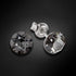 Sudraba auskari "Klasika (Silver Night)" ar Swarovski™ kristāliem